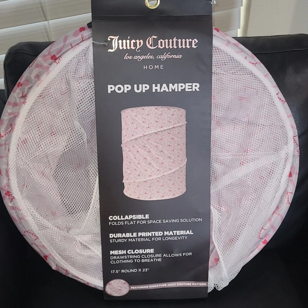 Juicy Couture Pink Pop Up Hamper - Picture 5 of 12